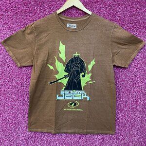 BoxLunch Samurai Jack Tonal Portrait My Quest Continues T-Shirt Medium